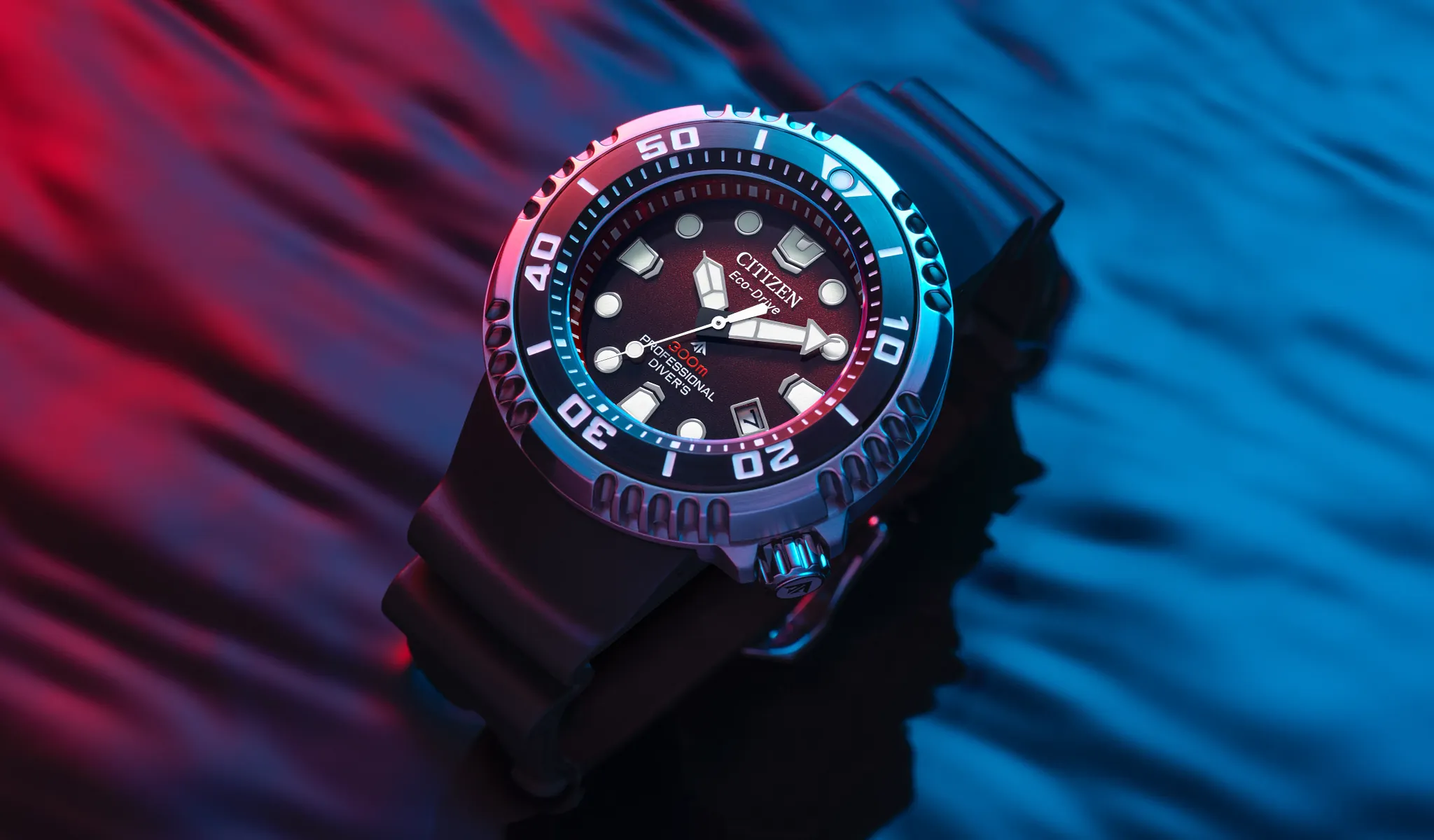 Promaster Dive E365 Red Dial BENEBiOL™ PU Strap BN1024-01Z | CITIZEN